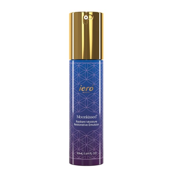 ieró Beauty Moonkissed Restorative Moisture Emulsion | Hydrating Anti-Aging Face Moisturizer | Helps Reduce Fine Lines and Wrinkles | Skincare for Day or Night | Paraben and Cruelty Free | 1.69oz