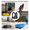OYINDIZ Sled Harness, Weight Speed Sled Workout Tire Pulling Harness Resistance and Assistance Trainer Physical Training Resistance Rope Football Training Equipment Harness for Men and Women(6.6ft)