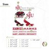 Saint Joseph's University Sticker Hawks SJU Stickers Vinyl Decals Laptop Water Bottle Car Scrapbook T2 (Type 2)