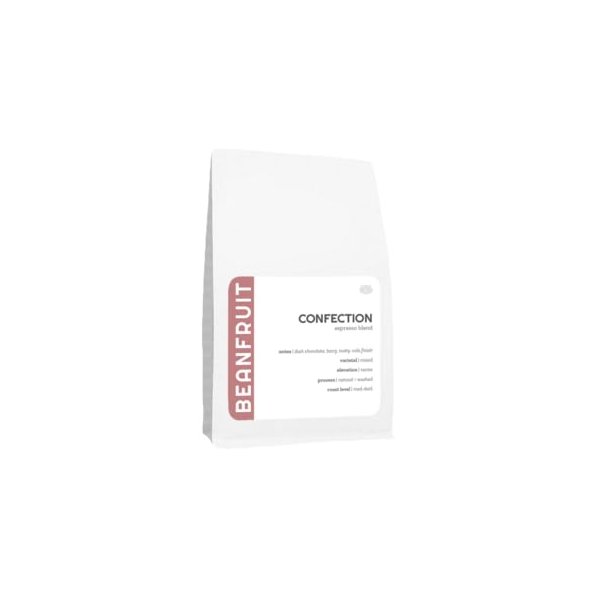 BeanFruit Coffee "Confection Seasonal Espresso" Medium Roasted Fair Trade Whole Bean Coffee - 2 Pound Bag