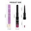evpct 1Pcs Rose Red Plum Lip Stain Paint Matte Lip Liner and Lipstick Set Long Lasting Smudge Proof labiales matte mate larga duracion listip 24 hours a prueba de agua mate 24 horas originales,37#