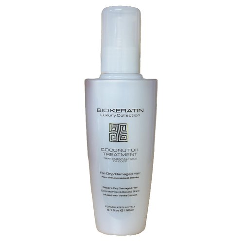 Bio Keratin Luxury Collection Coconut Oil Treatment, 5.1 Fl Oz, 150 ml