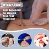 Piercing Needles - 100pcs Mixed 12G 14G 16G 18G 20G Piercing Needles Agujas Para Piercing Stainless Steel Hollow Needles for All Piercings Ear Nose Lip Tongue Navel Nipple Piercing