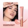 Liquid Blush Makeup Wand, Velvet Cream Blush Stick for Cheeks and Lips, Blush and Highlighter Stick, Easily Blendable, Long-Wearing, Smudge Proof