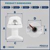 Five Oceans Anchor Light - Stern Lights for Boats, Boat Lights Navigation,12V DC, USCG Rules 2NM, 3 1/4 Inch Fixed Mount, Boat Stern Light for Pontoon, Fishing Boats, Bass Boats, Sport Boats - FO2312