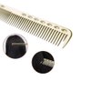 2 pcs Stainless Steel Hair Combs Anti Static Styling Comb Hairdressing Barbers Combs (Gold)