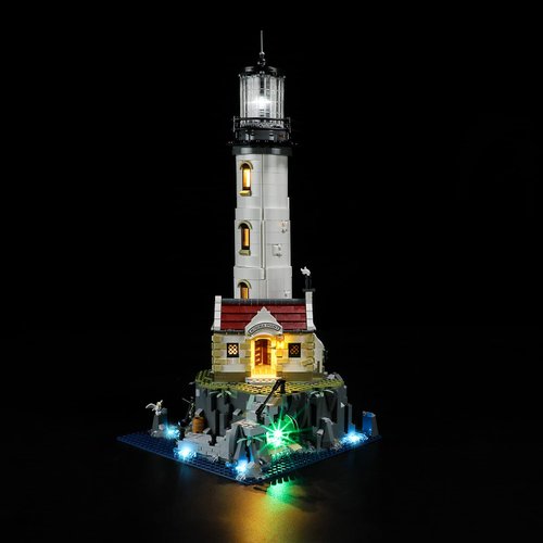 LIGHTAILING Led Lighting Kit for Lego- 21335 Motorized-Lighthouse Building Blocks Model - LED Light Set Compatible with Lego Model(Not Include Lego Model)