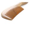 Fine Tooth Natural Green Sandalwood Comb - Exquisite Workmanship Smooth Mellow Handle- Handmade No Static Hair Comb (STY1)