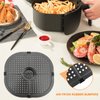 Air Fryer Grill Pan For Gourmia GAF798 7QT Air Fryers, 9.1IN Upgraded Square Nonstick Air Fryer Grill Crisper Plate, Air Fryer Crisper Tray Rack Grate Grid for Gourmia 7Quart Air Fryer