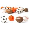 Set of 24 Sports 2.5" Stress Balls - Includes Soccer Ball, Basketball, Football, Baseball Squeeze Balls for Stress Relief, Party Favors, Ball Games and Prizes, Stocking Stuffers - Bulk 2 Dozen Balls