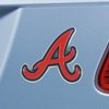 FANMATS 26501 Atlanta Braves 3D Color Metal Emblem, Diecut Team Logo Auto Emblem