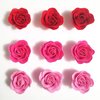 3 Boxes (27 Pcs Total) of Red Flora Scented Rose Flower Bath Soap, Plant Essential Oil Rose Soap in Gift Box, Gift for Anniversary/Birthday/Wedding/Valentine Day/Mothers Day
