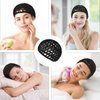 WLLHYF Wig Cap Thick Long Hair Caps Adjustable Elastic Net Anti-Slip Mesh Braided Weaving Making Crochet Sew Weave Fishnet Part Grip Headband Hat Women(Black/Pink)
