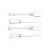 Litcessory RJ45 to 6-Pin Ethernet Cable Adapter for Philips Wiz LED Light Strips (4 Pack - Two Pairs, White)