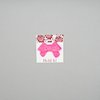 Set of 4 felt bows lavender, green, pink, glitter (Alligator Clip Right Side)