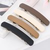 ATODEN Hair Clips 4Pcs Hair Barrettes for Thin Fine Hair Neutral Flat Hair Clips Hair Pins Matte French Barrette Hair Clips for Short Medium Hair Accessories for Women Girls Beige Khaki Brown Black