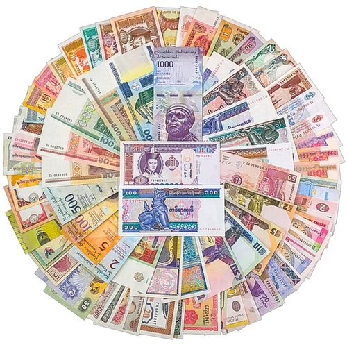 20 World Banknotes Different Paper Money UNC and AU Foreign Notes Old Currency Collection