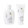 Alfaparf Milano Semi di Lino Diamond Illuminating Shampoo and Conditioner Set - Sulfate Free Shampoo and Conditioner for Color Treated Hair - Adds Brilliant Shine and Softness