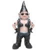 Biker Babe And Biker Dude Gnome Yard Art Gift Set