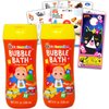 CoComelon Bathroom Set for Kids, Toddlers ~ 4 Pc CoComelon Accessories Bundle with Bubble Bath, Stickers and More (CoComelon Bath Supplies)