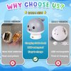 【2025 Upgraded】Gigilli Baby Whale Bath Toy - Easy Charging, Bath Toys for Kids Ages 1-3, Light Up Bath Fountain Toy 6-12-18 Months Toddlers Bathtub Toy Sprinkler, Baby Valentines Birthday 1 2 3 Gifts