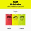 EUNYUL [PACK OF 10] Clean & Fresh Sheet Mask 22 ml / 0.74 fl.oz. 10 types Korean Sheet Mask Bundle Pack For All Skin Type Face Mask Pack