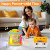 ROHSCE Baby Toys 6 to 12 Months - Musical Rotating Light Up Infant Toys, Early Learning Toys Baby Crawling Drum Toy, Tummy Time Educational Sensory Baby Girl Gifts for Toddlers 1 2 3 Years Old