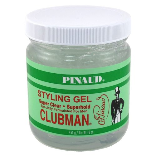 Clubman Pinaud Super Clear Styling Gel Super Hold, 16 oz (Pack of 2)