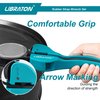 Libraton Adjustable Rubber Strap Wrench Set, 2-Piece, Universal Oil Filter Wrench, Multifunctional, Shower Heads, Jar Opener
