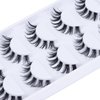 DSLONG Cluster Lashes, DIY Lash Extensions Individual Lash, Manga Lashes Natural Look Clear Band Anime Lashes, 60 Clusters Volume Lashes Set Individual Eyelash Extensions