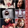 ZHISHUDL Fake Blood Cream Realistic Effects Fake Blood Makeup Washable Fake Blood for Scar Wound and Clothes Halloween Sfx Makeup Zombie Makeup Vampire Makeup