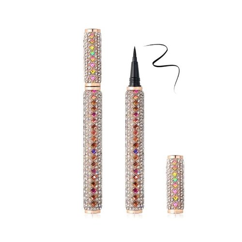 Generic Maravillas Liquid Eyeliner Waterproof Eye Liner Eyelash Glue Waterproof Cat Eyeliner Pencil Lash Glue Pen, Black