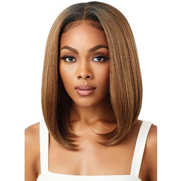 Outre Perfect Hairline Fully Hand Tied 13 X 4 Lace Wig HD Transparent lace NO Plucking Required DANNITA (DR6/CHAMFIZ)