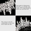 COCIDE Tiara and Crown for Women Crystal Queen Crown Rhinestone Tiara for Girl Bride Wedding Hair Accessories for Bridal Birthday Party Prom