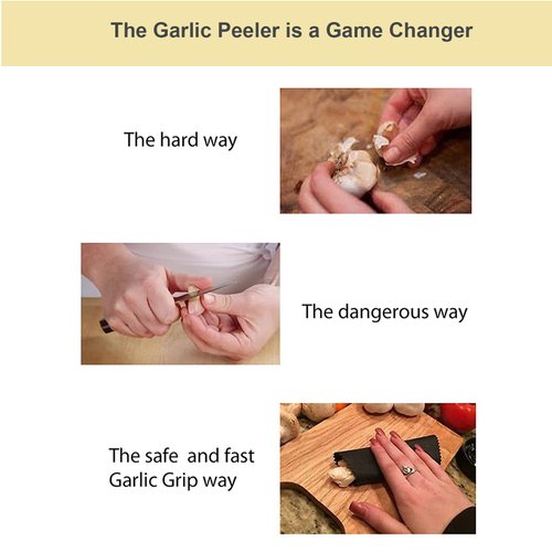 Maxracy Garlic Peeler Tube, Silicone Garlic Roller, Easy to Peel Garlic Cloves, Useful Kitchen Tool for Garlic(3colors)