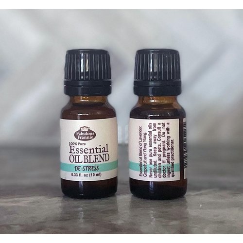 Fabulous Frannie De-Stress Pure Essential Oil Blend Blend of Grapefruit, Ylang Ylang and Lavender 10ml