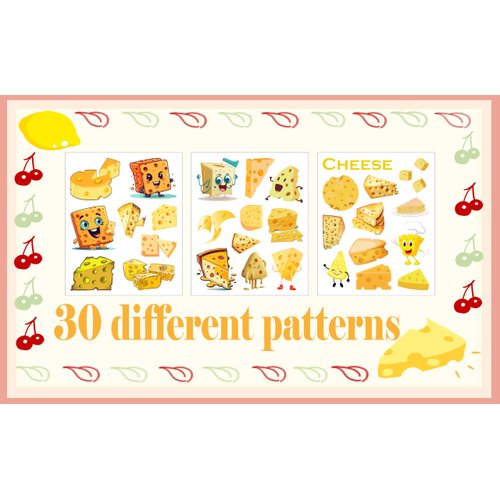 PIBIPAID 240 Cheese Tattoos Temporary Stickers Cheese Party Supplies Decorations Camping Themed Birthday Baby Shower Party Tattoos