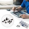 Zmbroll 400Pcs Computer Screws Standoffs Kit SSD Screw for Universal Motherboard PC Computer Case Screw Fan CD-ROM with Screwdriver