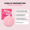 NIKSME Camellia Hair Treatment Bar, Revitalizes Dry Hair, Enriched with Biotin, Plant Proteins, Pea Peptide, Quinoa Seed Extract