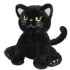 SuzziPals Microwavable Grumpy Black Cat Stuffed Animals Lavender Scent, Heated Stuffed Animals Heating Pads for Cramps & Pain, Black Cat Plush for Bedtime Cuddle Warming Stuffed Cat Stress Relief Gift