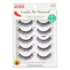 Kiss Looks So Natural Lashes Shy 5 Pairs (Pack of 6)