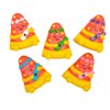 Rubber Pizza Character Toy Assortment - Fidget Toy, Party Favors, Reward Chest, Treasure Chest, Goodie Bags, Bath Toys - Pizza Party Family Pizza Night Pizza Party Favors - 10 Piece