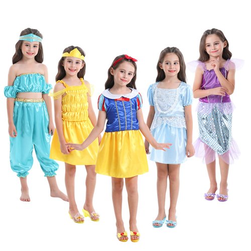 VGOFUN Girls Dress up Trunk Princess Costume Dress Pretend Play Set for Girls Toddlers (Princess dress up trunk-2)