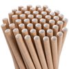 Webake Smoothie Straws 0.4 Inch Wide Paper Straws, Bulk 100 Pack Brown Kraft Jumbo Drinking Straws, Great for Smoothies, Bubble Tea, Shake