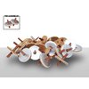 Ner Mitzvah Pre-Assembled Round Floating Wicks - 50 Count - Cotton Wicks and Cork Disc Holders for Oil Cups
