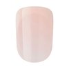 KISS imPRESS No Glue Mani Press-On Nails, French, Heroic', Light Neutral + White Tip French, Short Size, Squoval Shape, Includes 30 Nails, Prep Pad, Instructions Sheet, 1 Manicure Stick, 1 Mini File