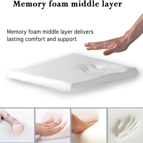 Big Ant Car Seat Cushion Pad Memory Foam Seat Cushion,Pain Relief Memory Foam Cushion Comfort Seat Protector for Car Office Home Use,Gray 1PC