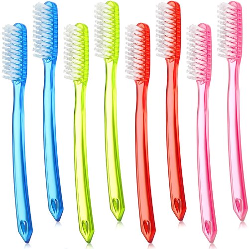 Zopeal Extra Hard and Firm Bristle Toothbrush Huge Head Toothbrush Full Head Toothbrush Manual Toothbrush for Cleaning Tooth Stain Whitening Teeth Toothbrush