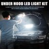HIPOPY Car LED Work Light Kit, 12V Under Hood Work Inspection Lights, Automatic On/Off Underhood Work Light Kit, Waterproof IP67 Self-Adhesive Car LED Lights Bars fits Any Vehicles