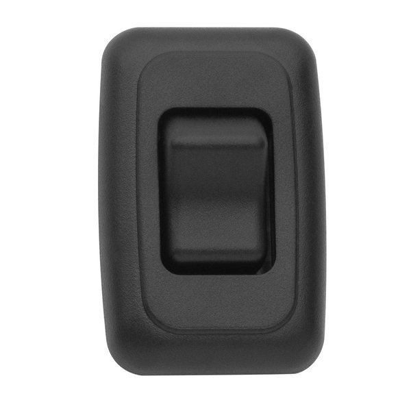 Technology Components Single SPST On-Off Switch with Bezel, for RV, Trailer, Camper (Black)